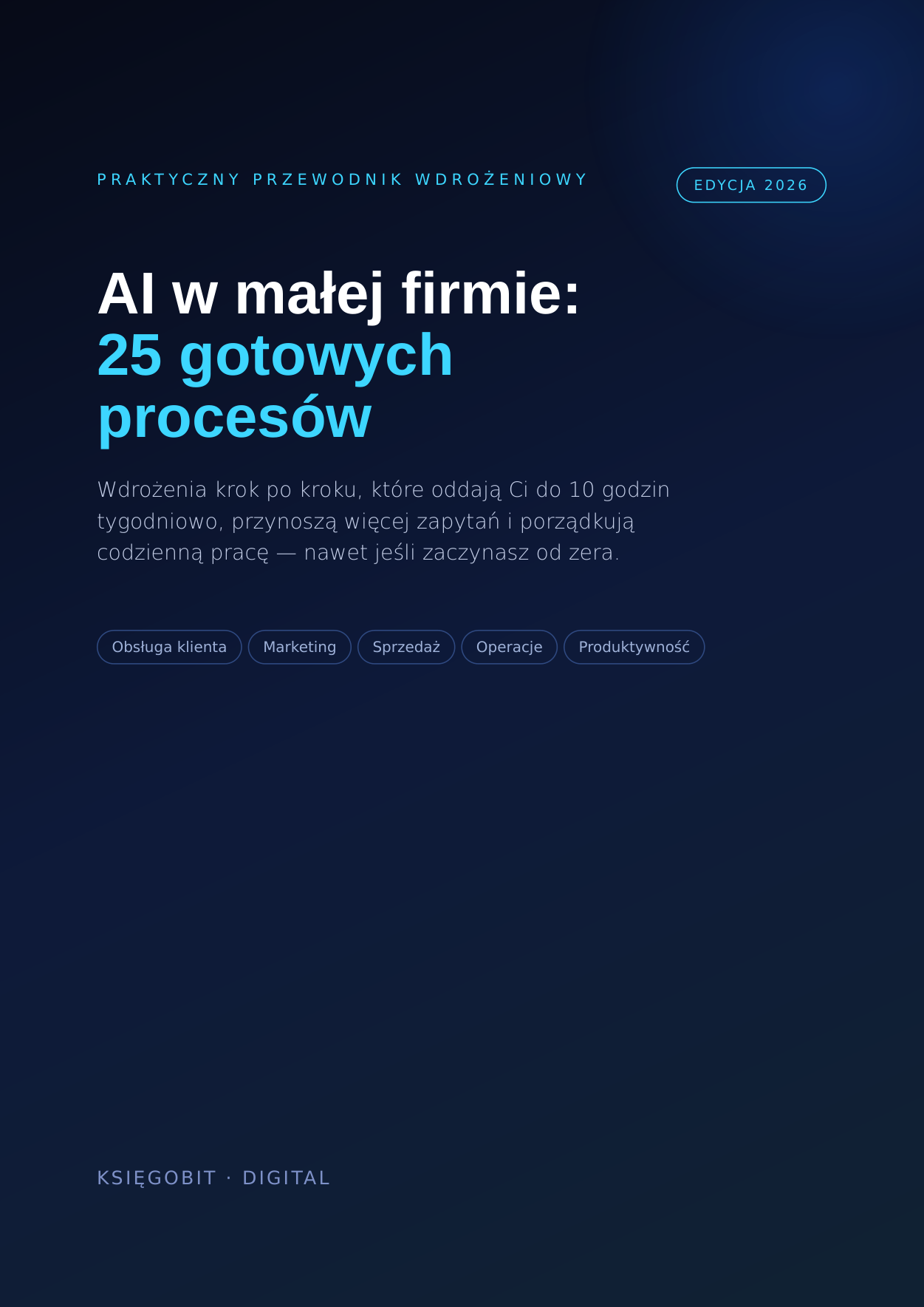 AI w małej firmie: 25 gotowych procesów