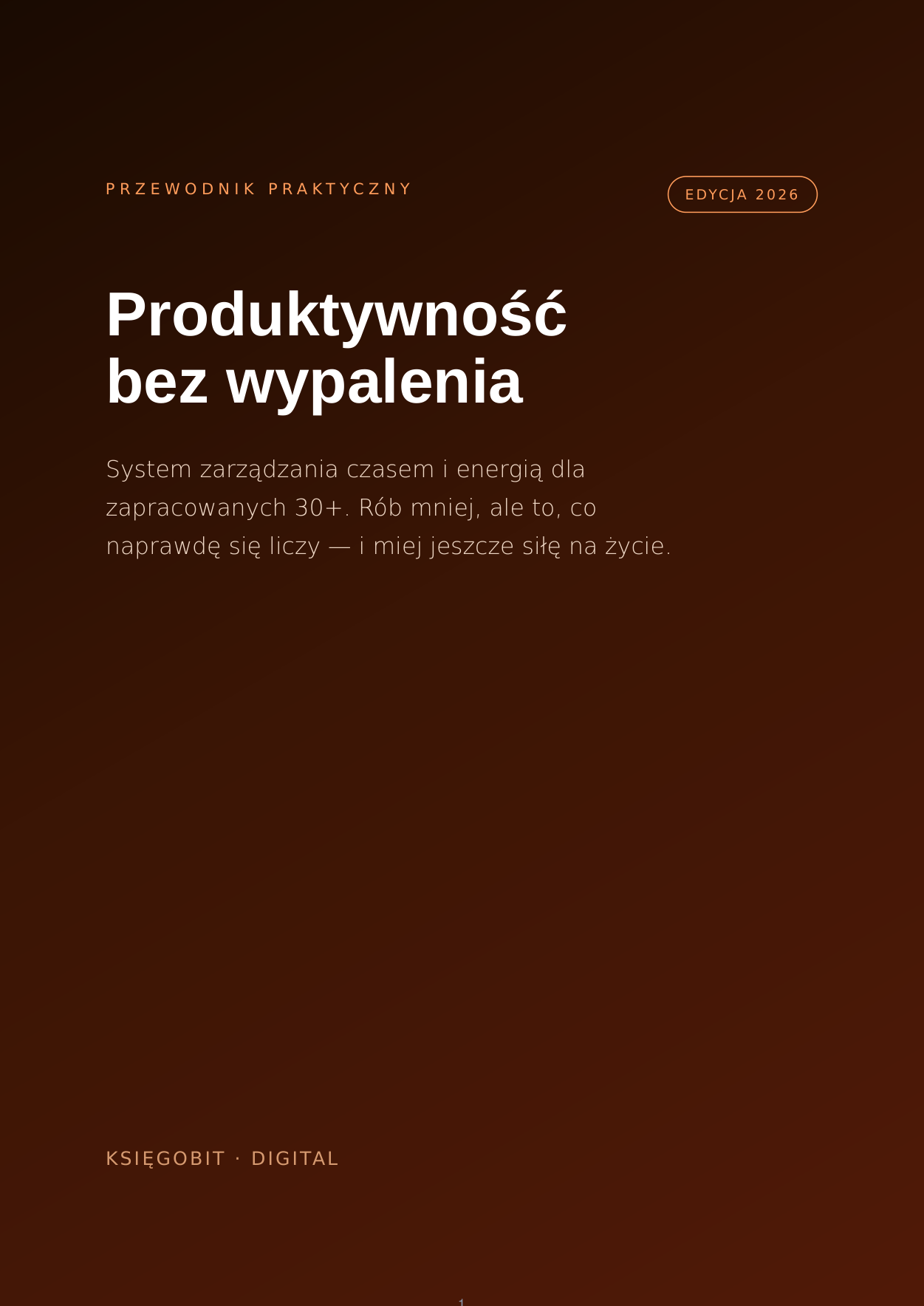 Produktywność bez wypalenia