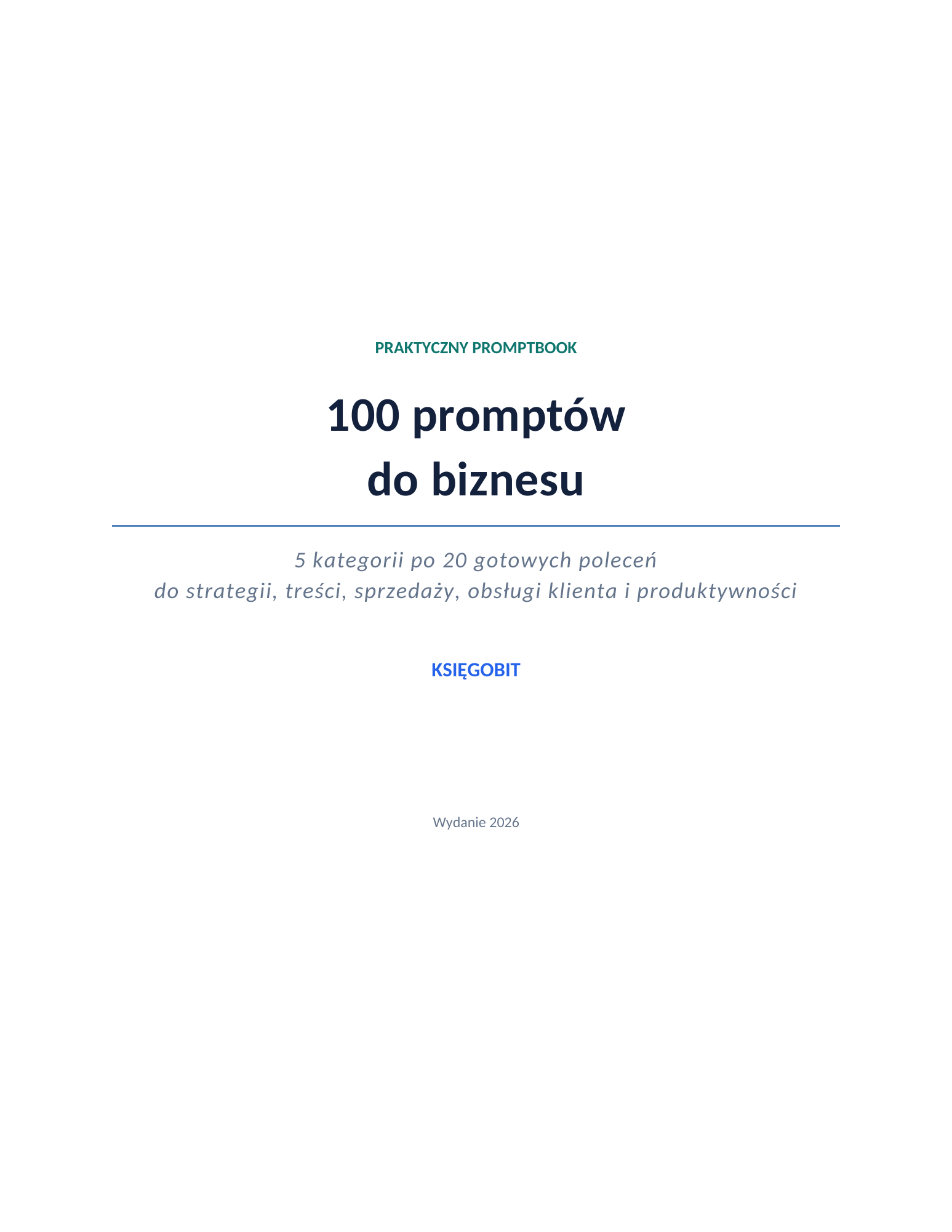 100 promptów do biznesu